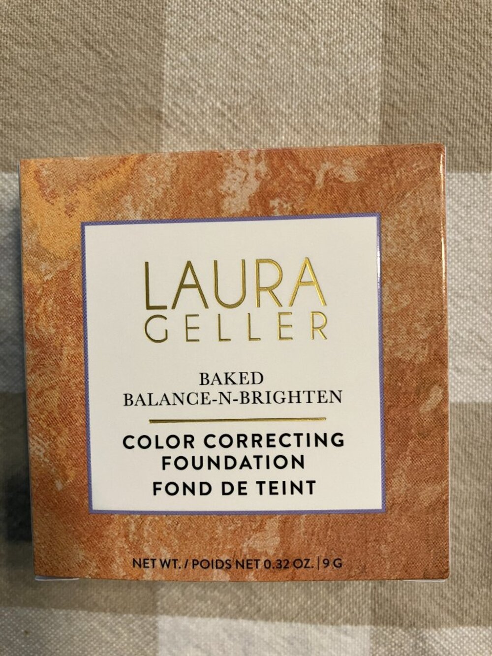 Laura Geller Baked Balance and Brighten Color Correcting Foundation - Light  NWT